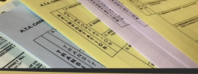 Documents douaniers A.T.A. carnet utilisés pour l’importation, réexportation et transit international