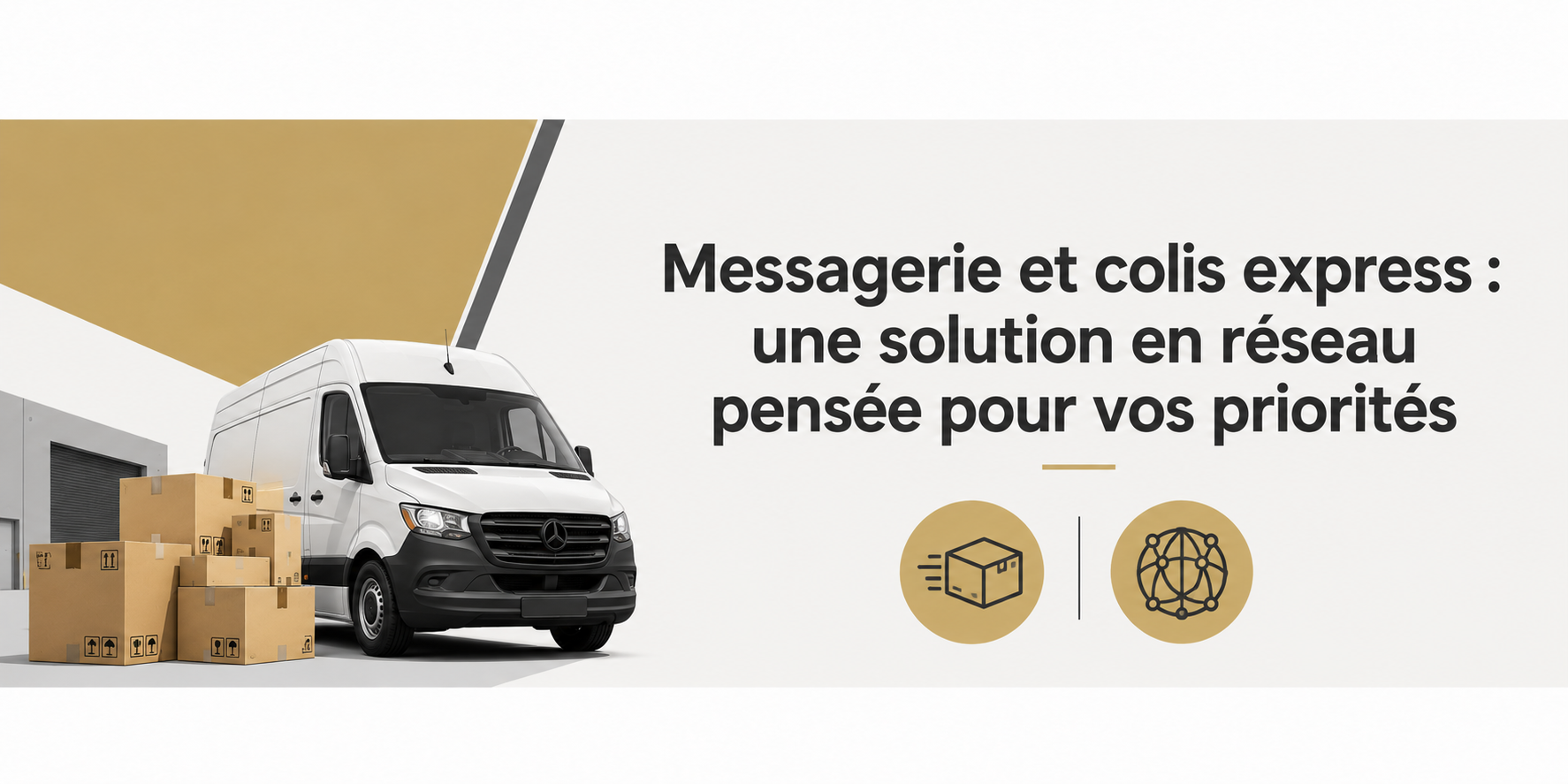 Messagerie et colis en r&eacute;seau : transport express